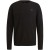 R-neck cotton knit Black