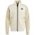 Zip jacket material mix hybrid sty bone white