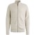 Zip jacket cotton structure knit Bone White Melee