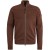 Zip jacket cotton modal Rum Raisin