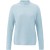 Ribbed sweater with turtleneck ICE BLUE MELANGE