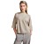 Ribbed high neck sweater PUMICE STONE BEIGE