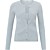 Faux layered ribbed cardigan GRAY DAWN BLUE MELAN