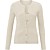 Faux layered ribbed cardigan LIGHT BEIGE MELANGE