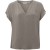 Fabric mix top CLAY PEBBLE GREY