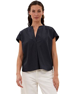 Amie poplin blouse midnight