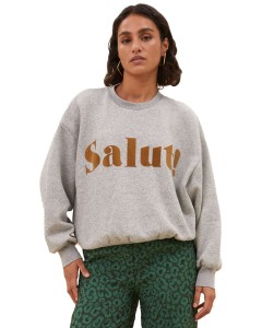 Bibi Salut sweater grey melee