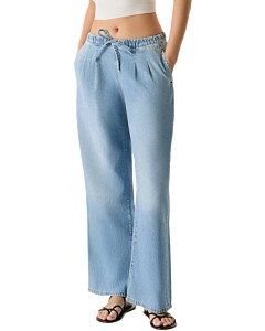 wide leg jogger Light Blue