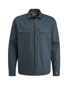 Long Sleeve Shirt Overshirt regula Ombre Blue