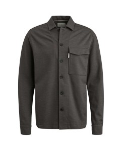 Long Sleeve Shirt Jersey twill Reg Antracite Melee