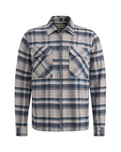 Long Sleeve Shirt Mouline check br Silver Birch