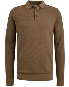 Long sleeve polo cotton modal knit cub