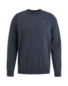 Crewneck essential cotton stretch Sea Storm