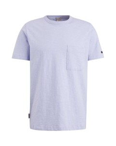 T-shirt korte mouwen ronde hals purple heather