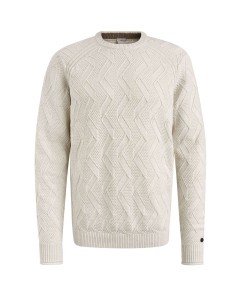 Crewneck soft cotton Silver Birch