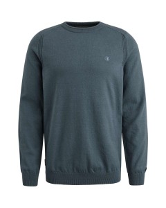 Crewneck cotton stretch Bluefin