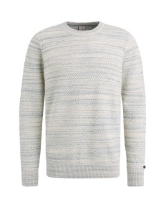 Crewneck recycled blend Silver Birch