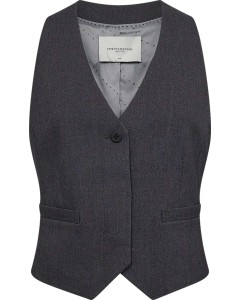 CMTailor Waistcoat Med Grey Melan