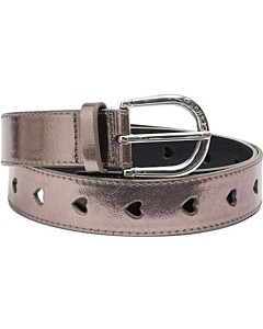 Cut It Out Heart Belt Metallic