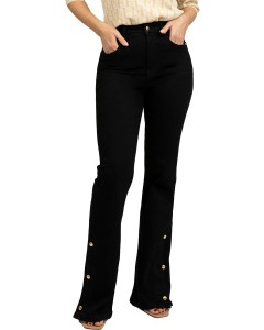 Bella Button Flared Jeans