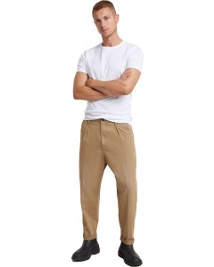 Pleated Chino Relaxed safari beige