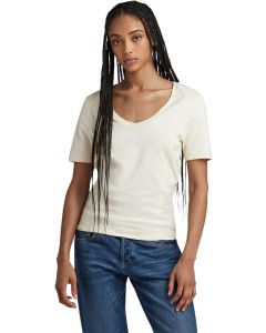 Moto slim u tee wmn ant. white