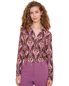 Blouse mauve