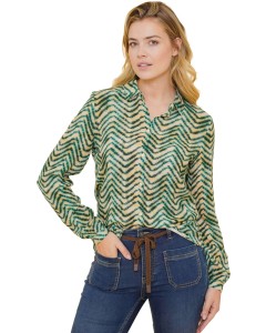 Blouse ocean green