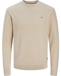 JPRBLURONY KNIT CREW NECK Pure Cashmere/Melang