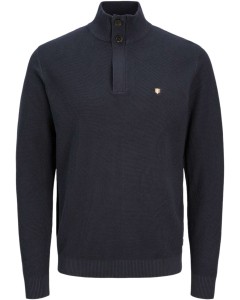 JPRBLURONY KNIT HALF ZIP Maritime Blue/Mariti