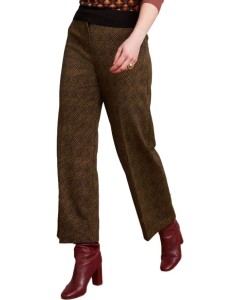 Federica pants Ruby jacquard black