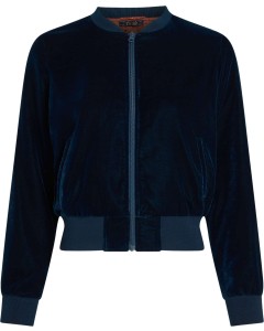 Bessie jacket Gamine velvet pond blue