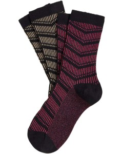 Socks 2-pack Dynasty black