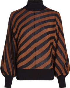 Tina top Spiro stripe copper