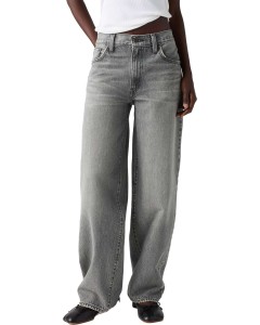 Baggy dad chill at home grey denim