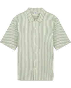 BRISHION shirt green striped