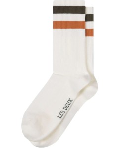 2 pack Woods rib stripe socks off white/night