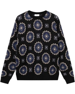 Aro Paisley roundneck black/blue