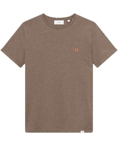 Norregaard T-shirt mountain grey melange-orange