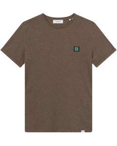 Piece T-shirt Mountain grey melange/Posy green