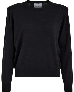 MSMekira solid knit pull black