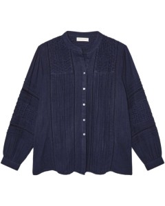 Blouse Meringe garden ang navy