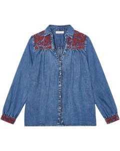 Blouse West denim phoebe blue moon