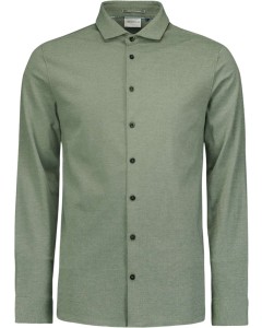 Shirt Jersey Melange Stretch Dark Green