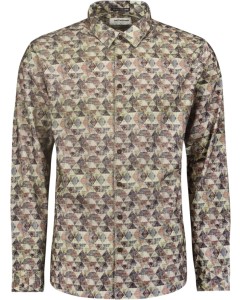 Shirt Allover Printed Corduroy Smoke