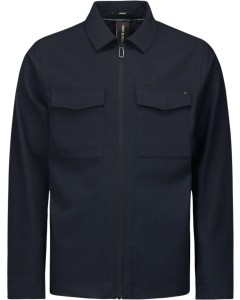 Overshirt Zip Closure Stretch Night