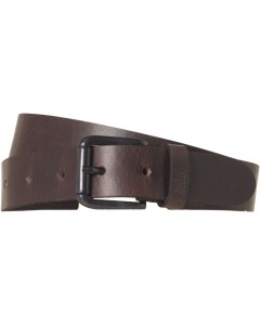 Belt Leather Buckle Dark Brown