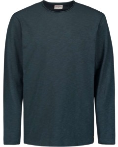 T-Shirt Long Sleeve Crewneck Slub Night