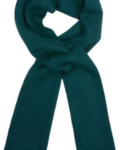 Scarf zig zag jacquard ocean