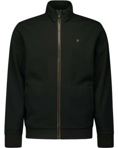 Sweater Full Zipper Double Face 2 C Black